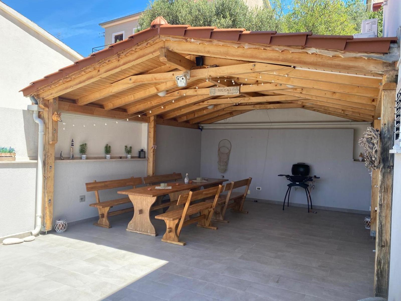 Villa Pina Tisno Apartment Zonsa 2 Pers Exterior foto